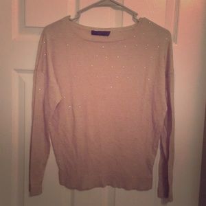 Embellished Long Sleeve Sweater Top